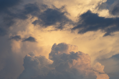 Cycle de l'eau - Formation des nuages (Cumulonimbus d'orage)